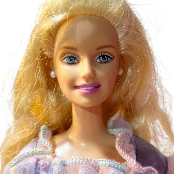 2000 Princess Barbie Y2K Mattel Doll Blonde Blue Eyes Toy - Picture 3 of 6